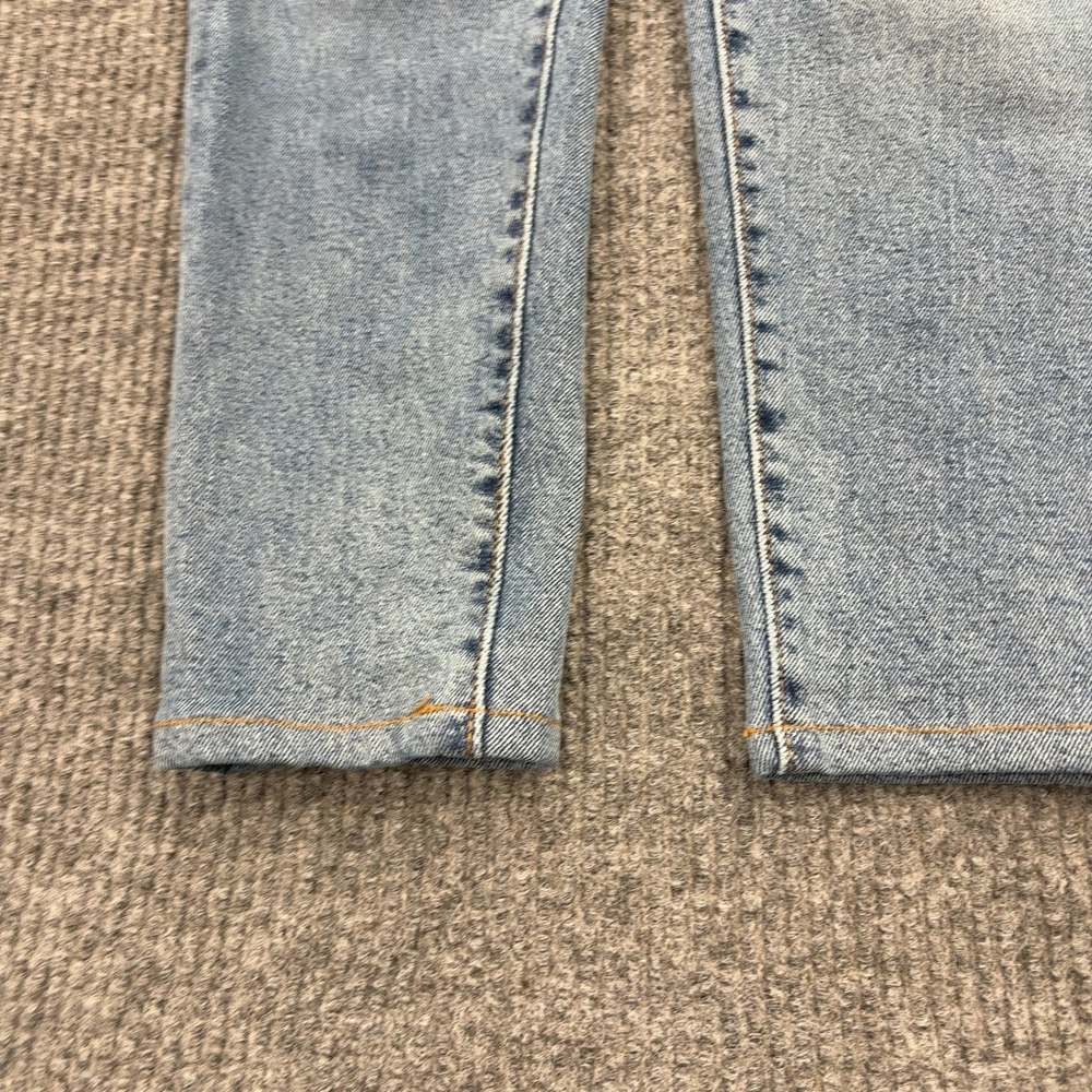 Levis Jeans Womens 26 Blue Cotton Wedgie High Rise Straight Slim Casual Style - Picture 2 of 11